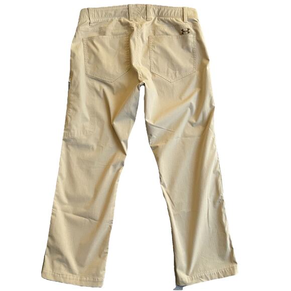 Under Armour Storm Covert Tactical Ripstop Pants 36x30 Tan Utility Workwear - Picture 2 of 7